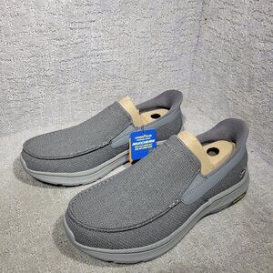 Skechers Slip-ins Pollard Wilfred Men's Size 11 Gray Slip on Sneakers 205451WW